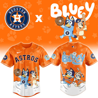 H.Astros Bluey Night Limited Baseball Jersey