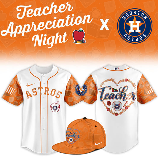 H.Astros Teacher Appreciation Night Limited Baseball Jersey