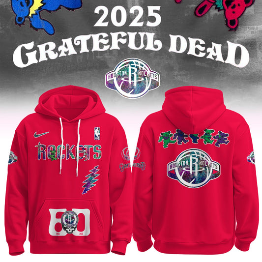Houston Rockets x Grateful Dead 60th Hoodie Editions Limited 1965 2025
