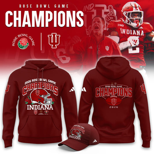 Indiana Hoosiers Rose Bowl Champions Combo Hoodie