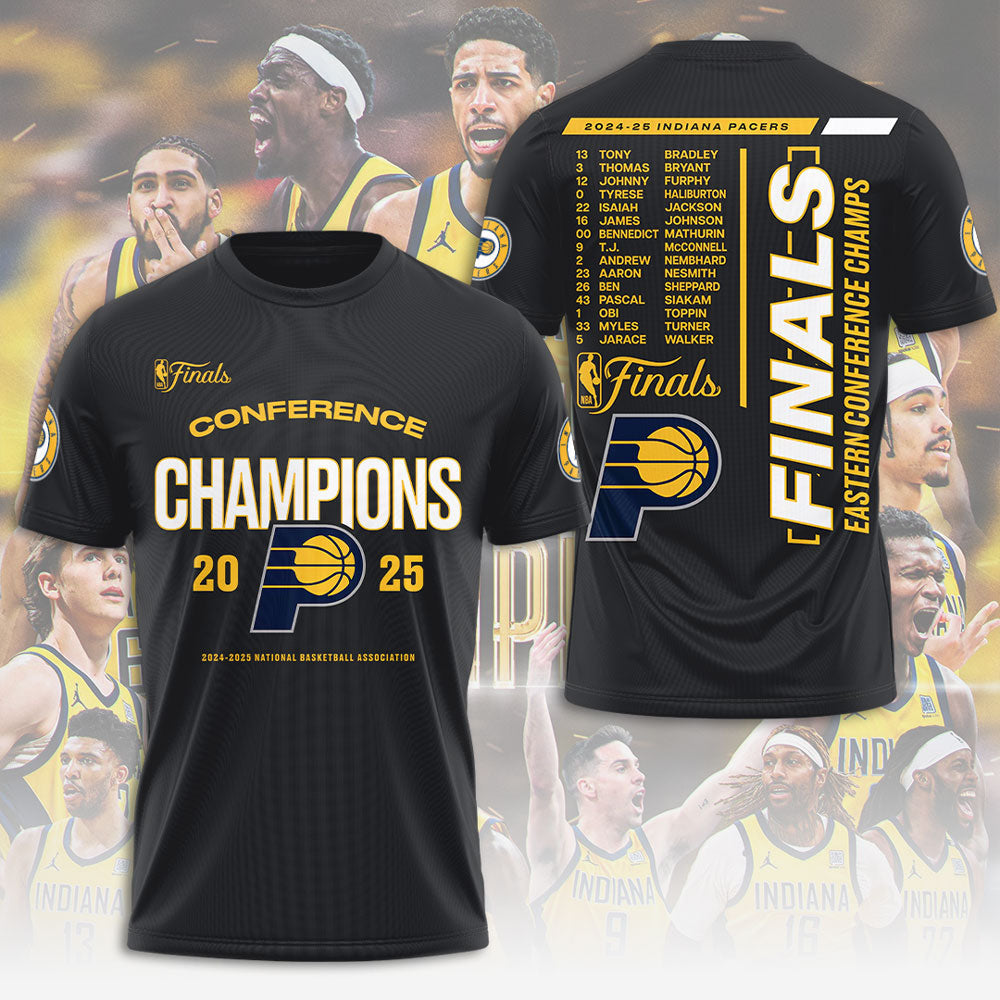 Indiana Pacers Fanatics 2025 Eastern Conference Champions Shirt