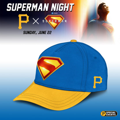 Pittsburgh Pirates x Superman Night Game Limited Edition Custom Jersey 2025