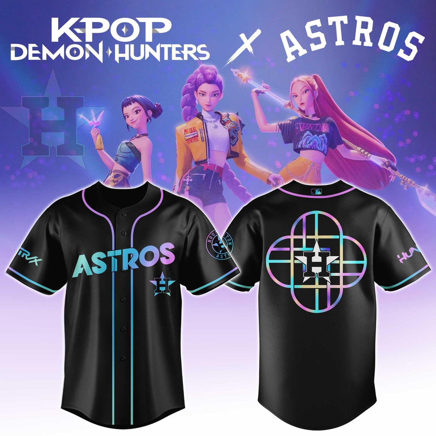 MLB x KPop Demon Hunters Movie Jersey Editions Limited 2025