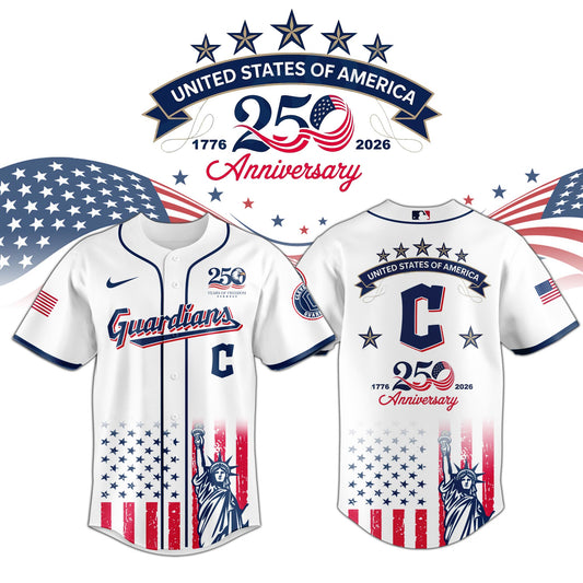 CLE Guardians special America’s 250th Anniversary Limited Edition Jersey