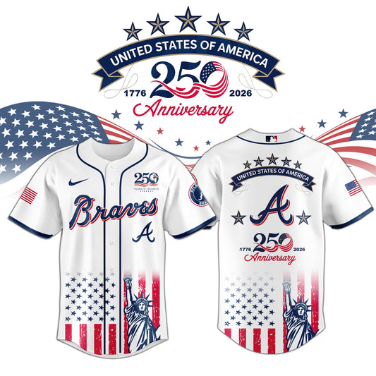 ATL Braves special America’s 250th Anniversary Limited Edition Jersey