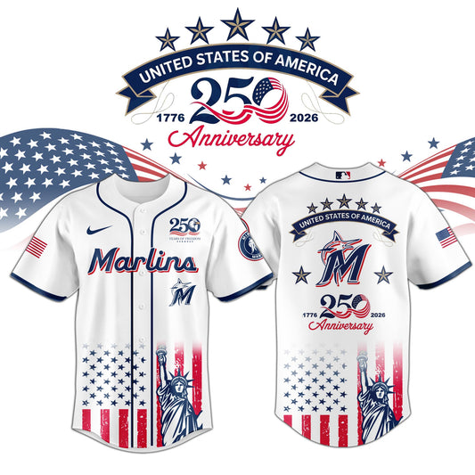 MIA Marlins special America’s 250th Anniversary Limited Edition Jersey