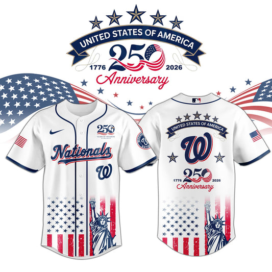 Washington Nationals Nationals special America’s 250th Anniversary Limited Edition Jersey