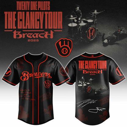 Baseball x Twenty One Pilots – “The Clancy World Tour” Jersey