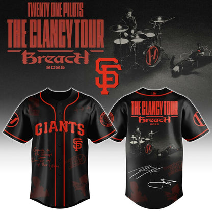 Baseball x Twenty One Pilots – “The Clancy World Tour” Jersey