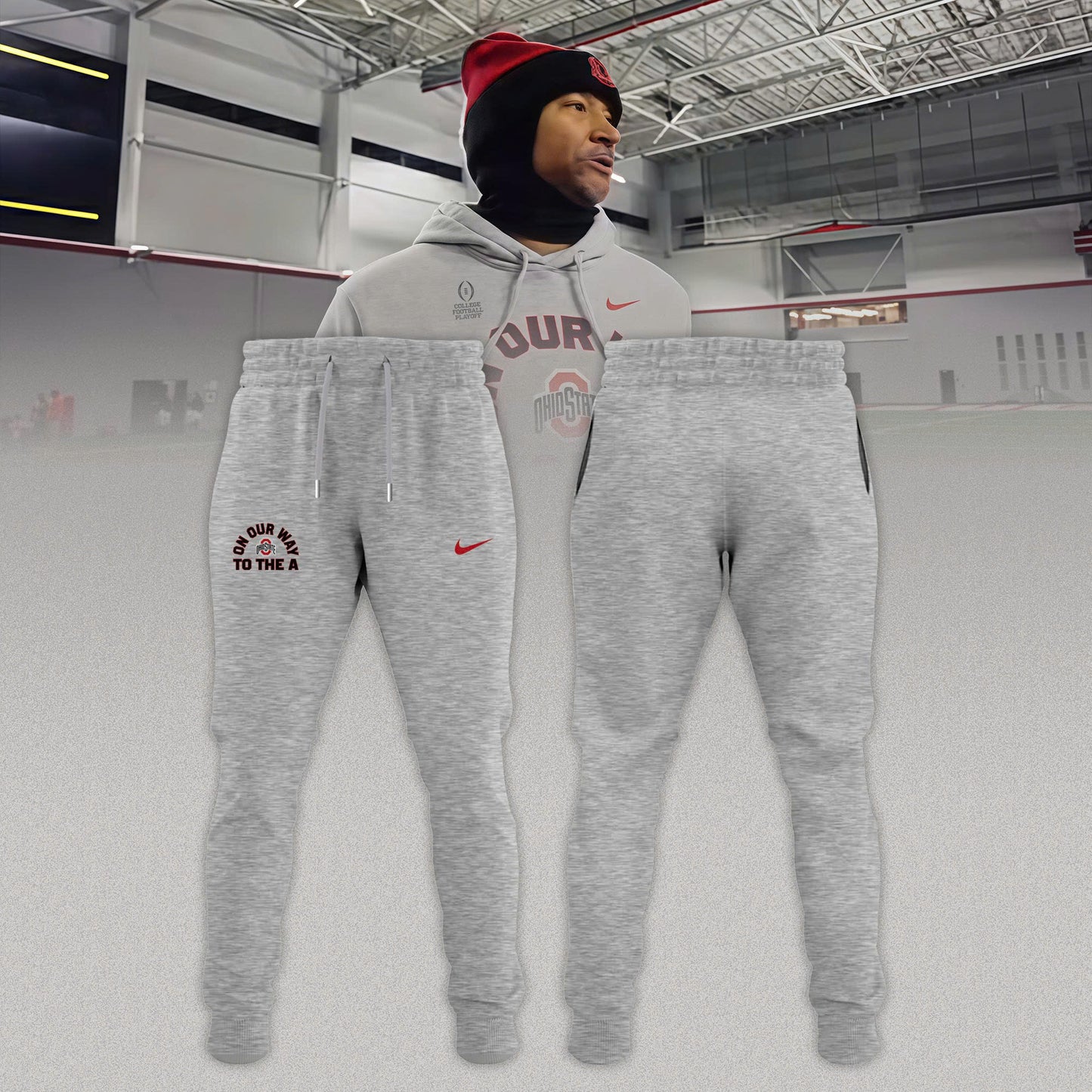 Ohio State Buckeyes “ON OUR WAY TO THE A” Limited Edition Combo T-Shirt