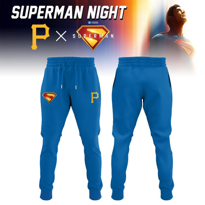 Pittsburgh Pirates x Superman Night Game Limited Edition Jersey 2025