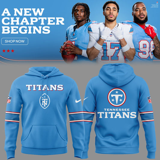 Tennessee Titans Cameron Ward Light Vapor F.U.S.E. Sewn Down Limited Hoodie
