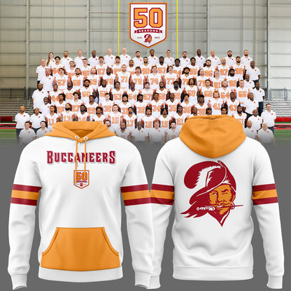 Limited Edition Buccaneers 50th Seasons Hoodie