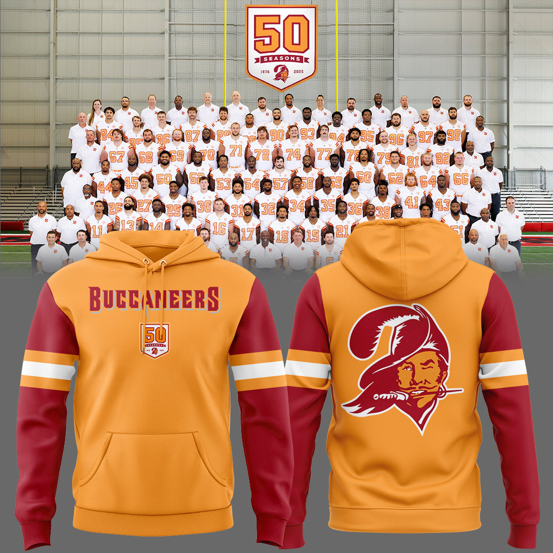 Limited Edition Buccaneers 50th Seasons Hoodie