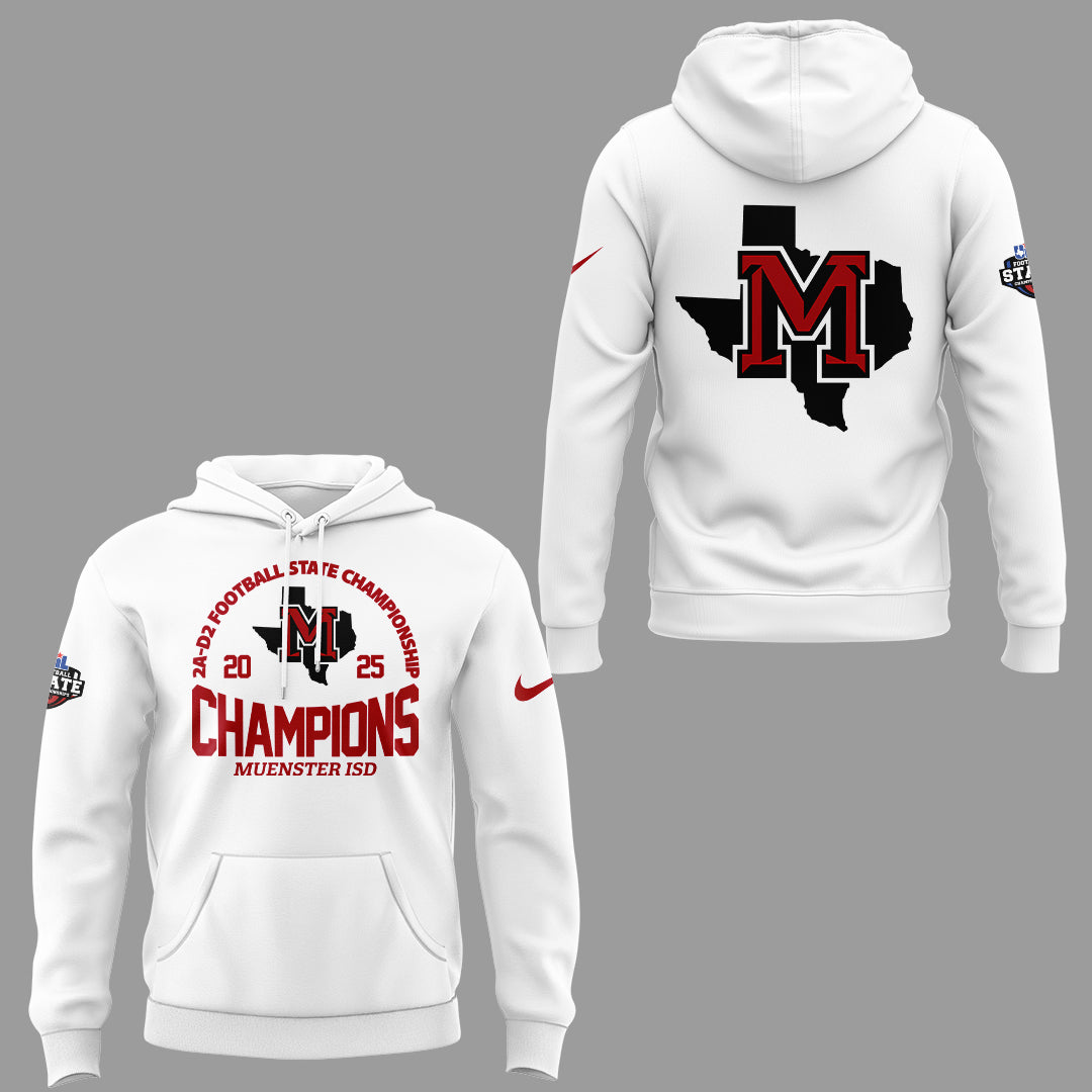 Muenster Champions🏆𝟐𝐀-𝐃𝟐 𝐅𝐨𝐨𝐭𝐛𝐚𝐥𝐥 𝐂𝐡𝐚𝐦𝐩𝐢𝐨𝐧𝐬𝐡𝐢𝐩 2025 Combo Hoodie