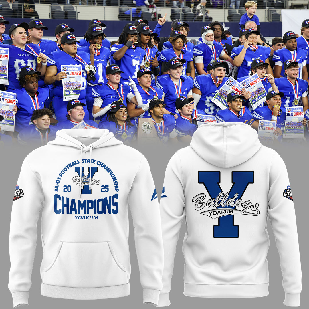 Yoakum Champions🏆3A-D1 𝐅𝐨𝐨𝐭𝐛𝐚𝐥𝐥 𝐂𝐡𝐚𝐦𝐩𝐢𝐨𝐧𝐬𝐡𝐢𝐩 2025 Combo Hoodie