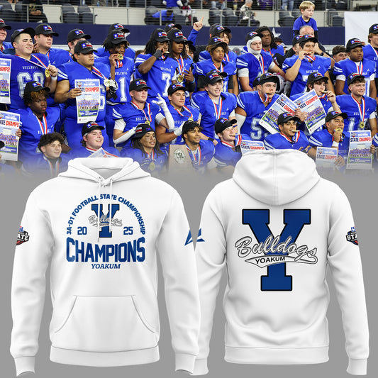 Yoakum Champions🏆3A-D1 𝐅𝐨𝐨𝐭𝐛𝐚𝐥𝐥 𝐂𝐡𝐚𝐦𝐩𝐢𝐨𝐧𝐬𝐡𝐢𝐩 2025 Combo Hoodie