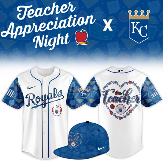 KC.Royals Teacher Appreciation Night Limited Baseball Jersey