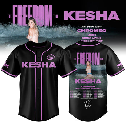 Kesha The Freedom Tour 2026 Limited Edition Jersey