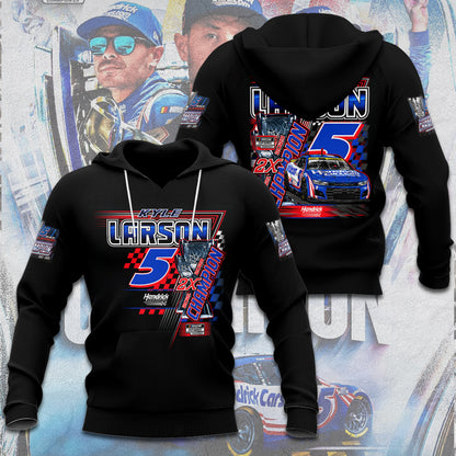 Kyle Larson 2025 NASCAR Cup Series Champion 3D Combo Hoodie