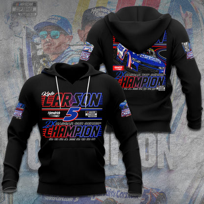 Kyle Larson 2025 NASCAR Cup Series Champion 3D Combo Hoodie
