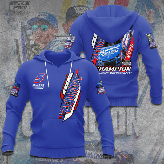 Kyle Larson 2025 NASCAR Cup Series Champion 3D Combo Hoodie