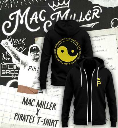 Limited Edition Mac Miller x Pirates Zip Hoodie