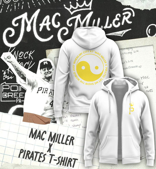 Limited Edition Mac Miller x Pirates Zip Hoodie
