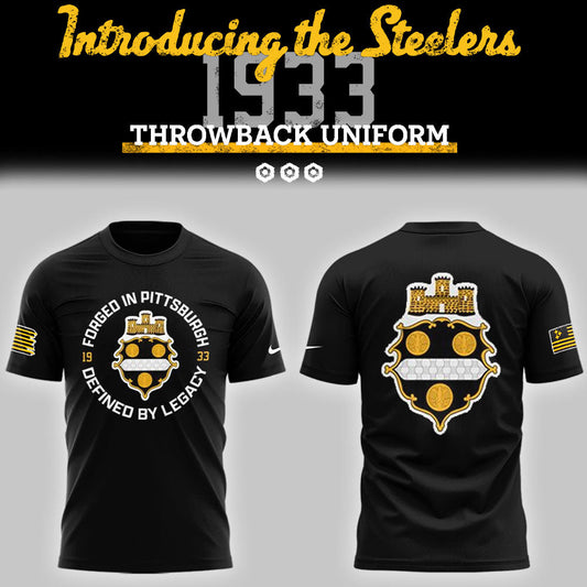 Limited Edition Steelers Football 1933 Legacy Black TShirt