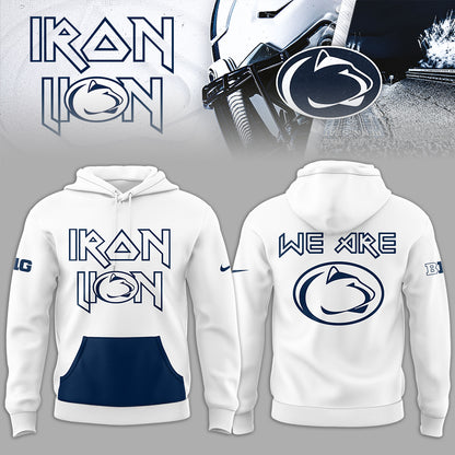 Penn State Big10 2024 Limited Iron Lion Navy Hoodie