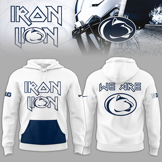 Penn State Big10 2024 Limited Iron Lion Navy Hoodie