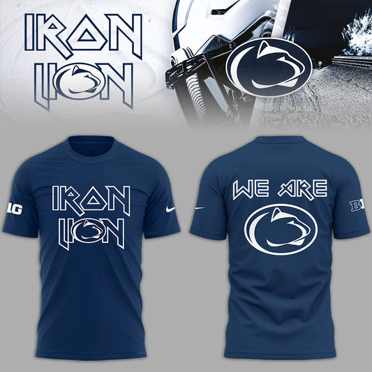 Penn State Big10 2024 Limited Iron Lion Navy T-Shirt