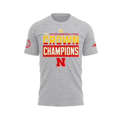 Nebraska Men’s Basketball “2025 College Basketball Crown Champions” TShirt