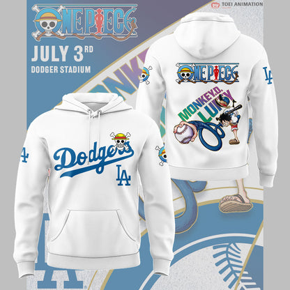 Los Angeles Dodgers x ONE PIECE Night Hoodie