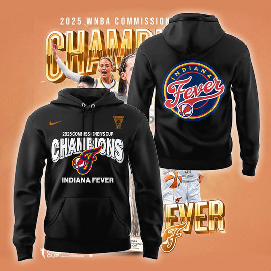 Indiana Fever 2025 WNBA Commissioner’s Cup Champions Hoodie