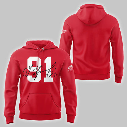 Limited Edition Red Wings Forever Sergei Fedorov 2025 Hoodie