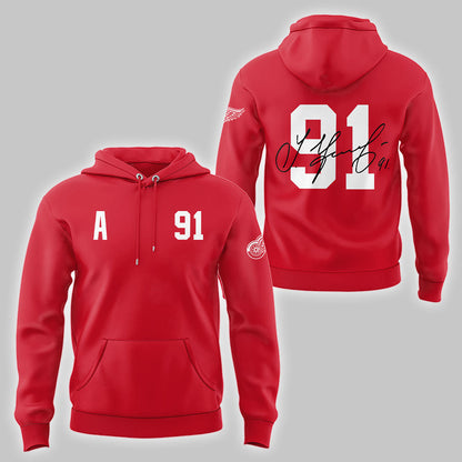 Limited Edition Red Wings Forever Sergei Fedorov 2025 Hoodie