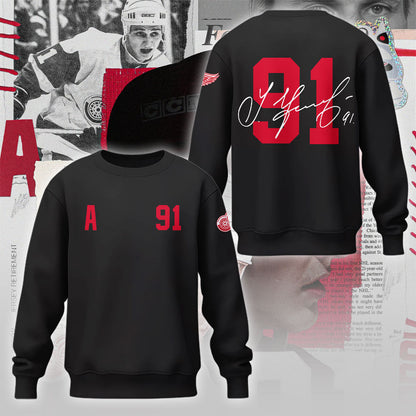 Limited Edition Red Wings Forever Sergei Fedorov 2025 Sweatshirt