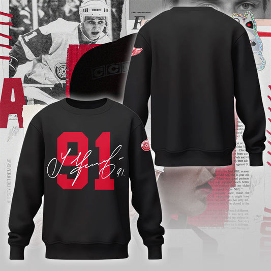 Limited Edition Red Wings Forever Sergei Fedorov 2025 Sweatshirt