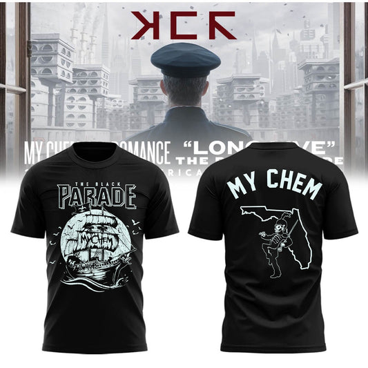 Limited Edition “Long Live: The Black Parade Tour 2025 x Tampa” Tshirt