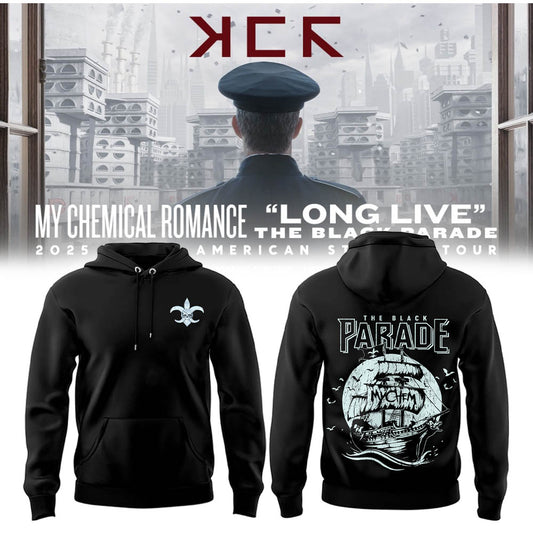 Limited Edition “Long Live: The Black Parade Tour 2025 x Tampa” Hoodie