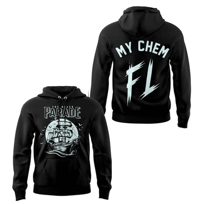 Limited Edition “Long Live: The Black Parade Tour 2025 x Tampa” Hoodie