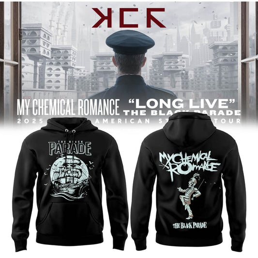 Limited Edition “Long Live: The Black Parade Tour 2025 x Tampa” Hoodie