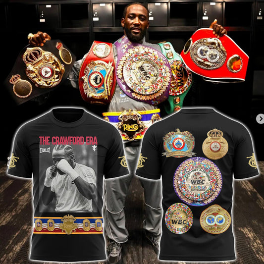 Limited Edition Crawford “Undisputed Champion – All the Belts” TShirt