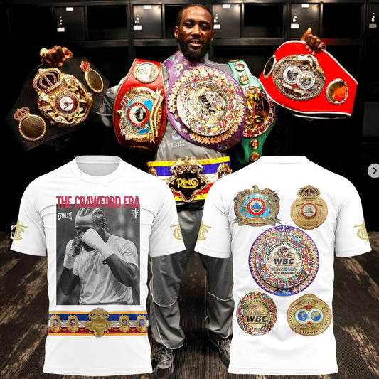 Limited Edition Crawford “Undisputed Champion – All the Belts” TShirt