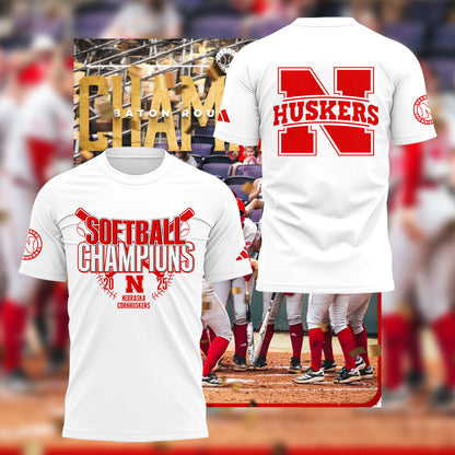 Nebraska Softball Won The 2025 Baton Rouge Regional TShirt
