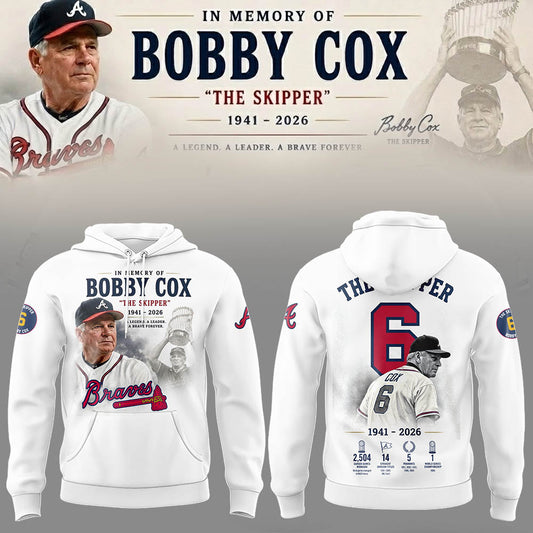 Atlanta Braves “Remembering Bobby Cox – The Legendary Manager” Hoodie