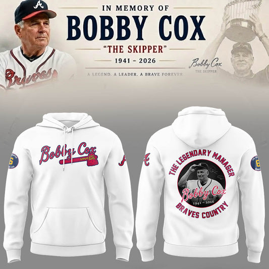 Atlanta Braves “Remembering Bobby Cox – The Legendary Manager” Hoodie