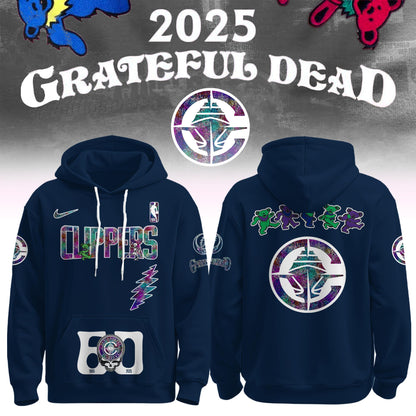 Los Angeles Clippers x Grateful Dead 60th Hoodie Editions Limited 1965 2025
