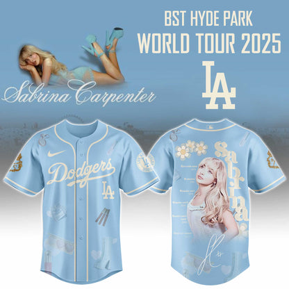 LA Dodgers x Sabrina Carpenter “Short n’ Sweet Tour” Jersey Editions Limited +Selling Out Fast